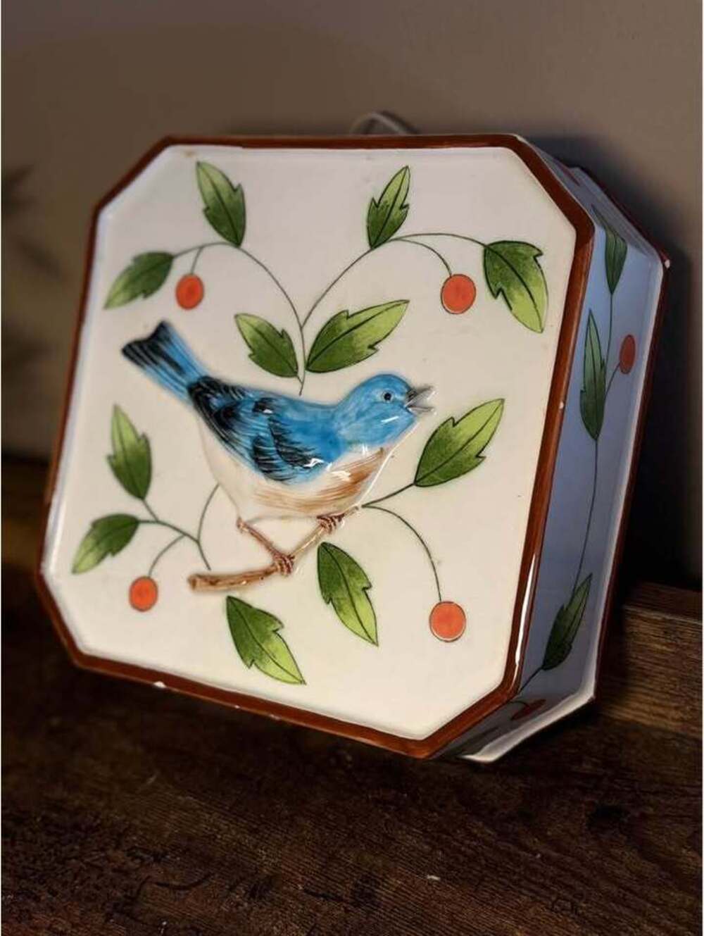 The Haldon Group Japan Ceramic Bluebird Wall Plaque